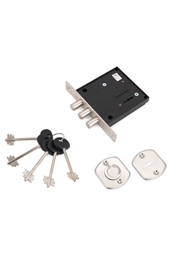 Балашиха ЗВ8 802.0.0 [ЗВ8-02] 5 кл. трехриг. б/о.п Замок врезной б/руч (20)