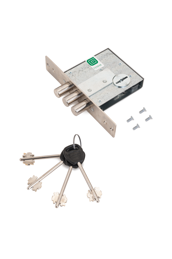 Гардиан 50.01 4кл б/о б/накл Замок врезной б/руч (20)