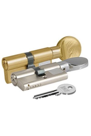 KALE 164 GM/62 26х10х26 никель плоск.вертушкой англ.кл Цилинд-ый механизм (12)