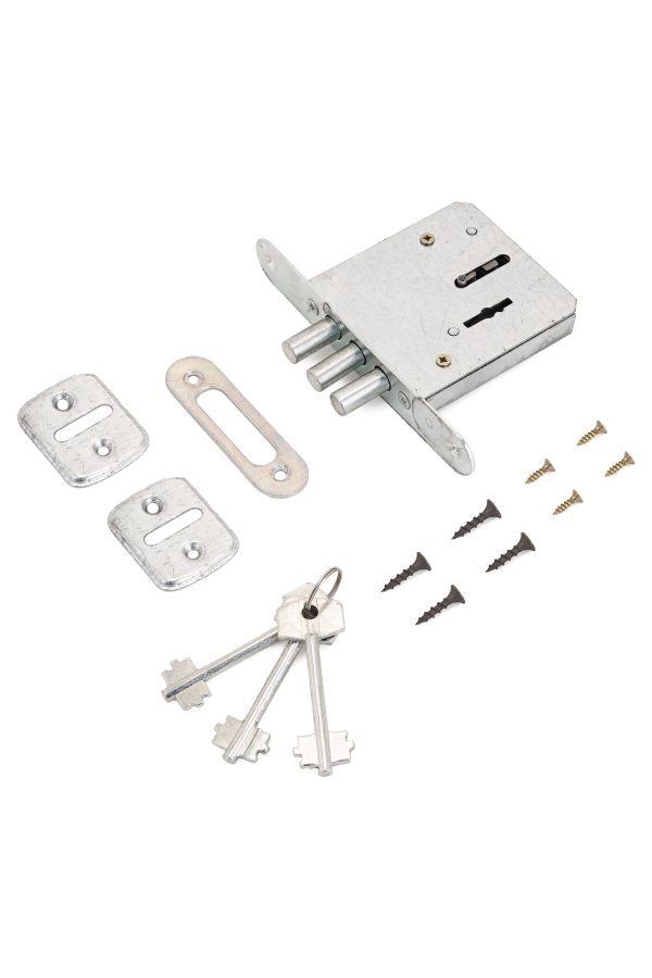 Ижевск ЗВ 8-4Н-01 трехригельный Замок врезной б/руч (30)