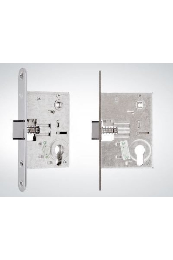 Крит.. ЗВ-Ак-99П-Хп противопожар. хром Акробат,б/о, без ЦМ, м/о 72, арт.02066 Замок врезной тяж.(18)