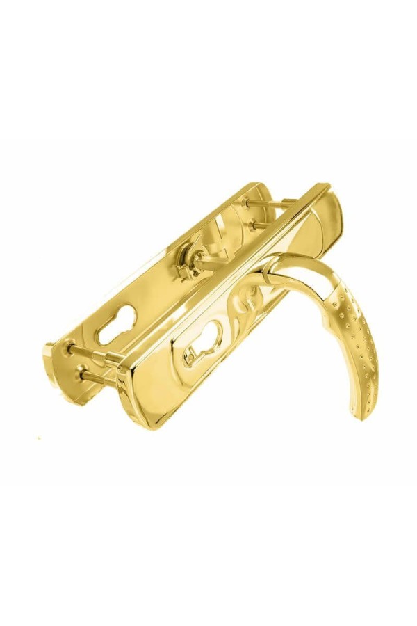 Крит Р85-4490У 8*8мм Лб/Лш д/противопожар. золото арт.03645 Комплект ручек на планке (20)