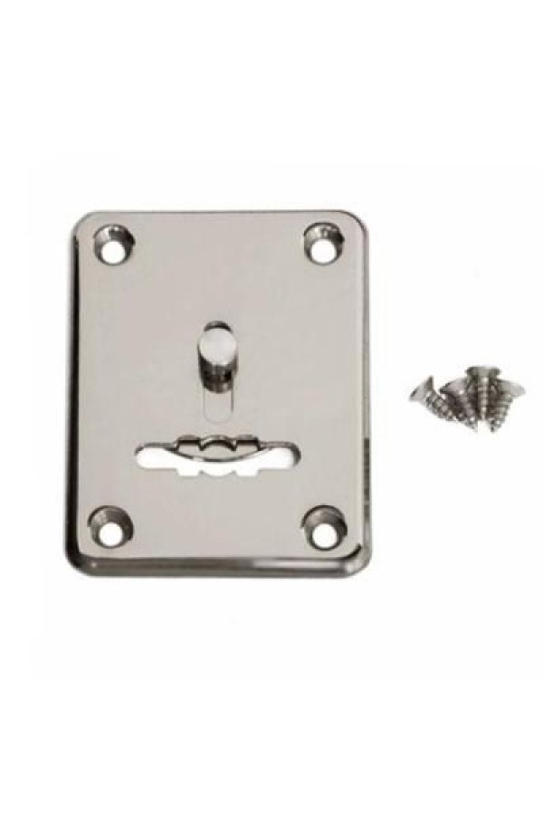 Накладка для сув/м Апекс DP-S-01-CR-shutter хром  с/шторкой  (240,20)