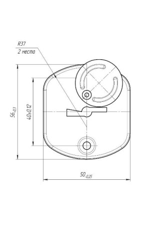 Накладка для сув/м Балашиха хром со шторкой