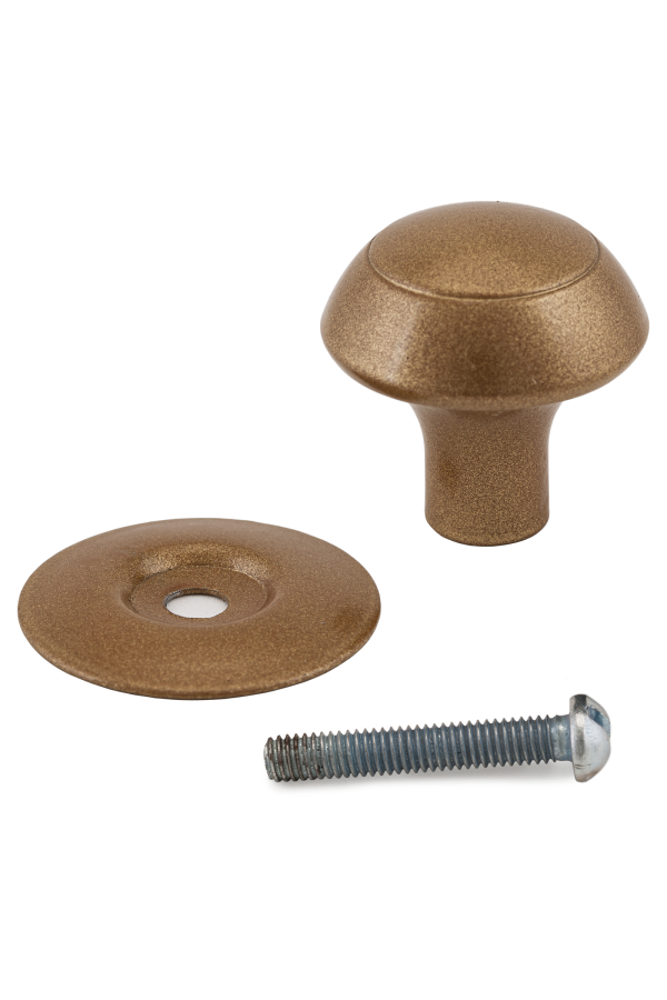 Реж РКК-20 Золото  Ручка-кнопка меб (10!!!)