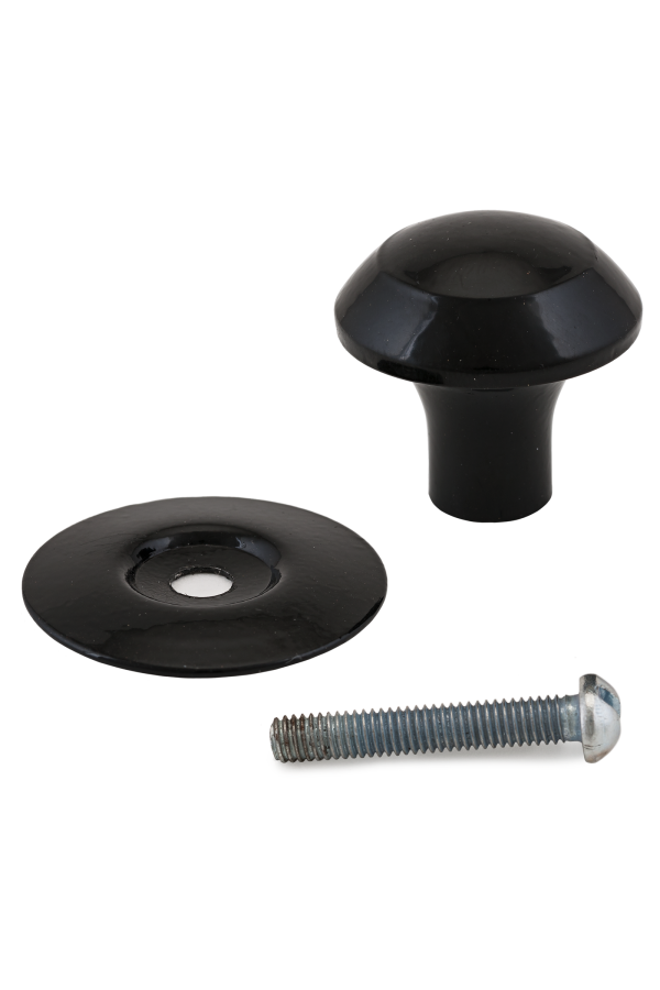 Реж РКК-20 Черн. Ручка-кнопка меб (10!!!)