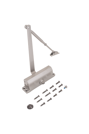 NOTEDO Доводчик дверной  DC-080 GRAY до 120 кг серый (10)