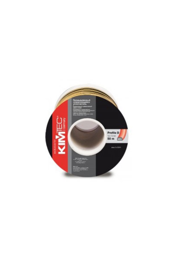 Уплотнитель KimTec D 12*10 бухта 50 м. черный 04-14-56 (6)