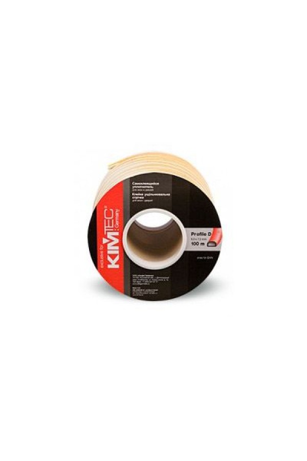 Уплотнитель KimTec D 9*7,5 бухта 100 м. белый 04-14-03 (6)