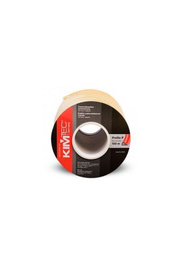 Уплотнитель KimTec Р 9*5,5 бухта 100 м. белый 04-14-05 (6)