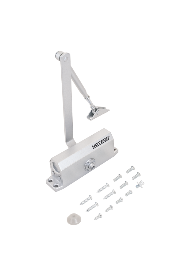 NOTEDO Доводчик дверной  DC-070 SILVER до 70 кг сереб. (10)