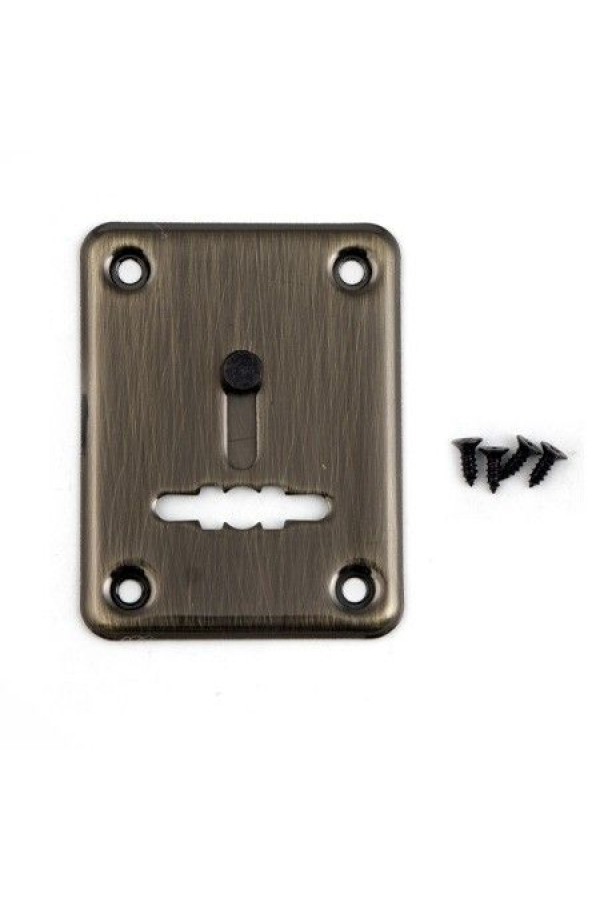 Накладка для сув/м Апекс DP-S-01-AB-shutter бронза с/шторкой (240,20)