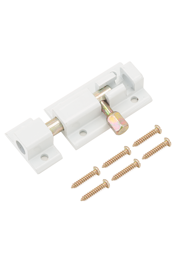 Апекс DB-05-50-W белый (500-50-W)  Шпингалет накладной  (200,20)
