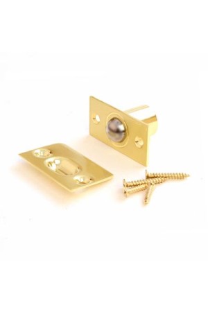 Фиксатор дверной Апекс R-0001 GM с/шариком мат. золото (200,20)