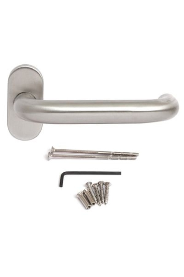 Апекс H-0903-INOX нерж.сталь узкая накладка Комплект ручек (24)