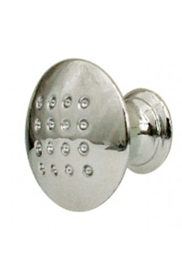 Soller ручка мебельная 507  хром d-30мм Ручка-кнопка (1000,100,10!!!)