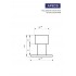 Апекс DS-0009-INOX ограничитель дверной (100,10)
