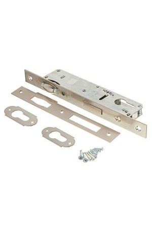 KALE 155 25mm W/B никель б/мех.секр. Замок врезной б/руч (30)