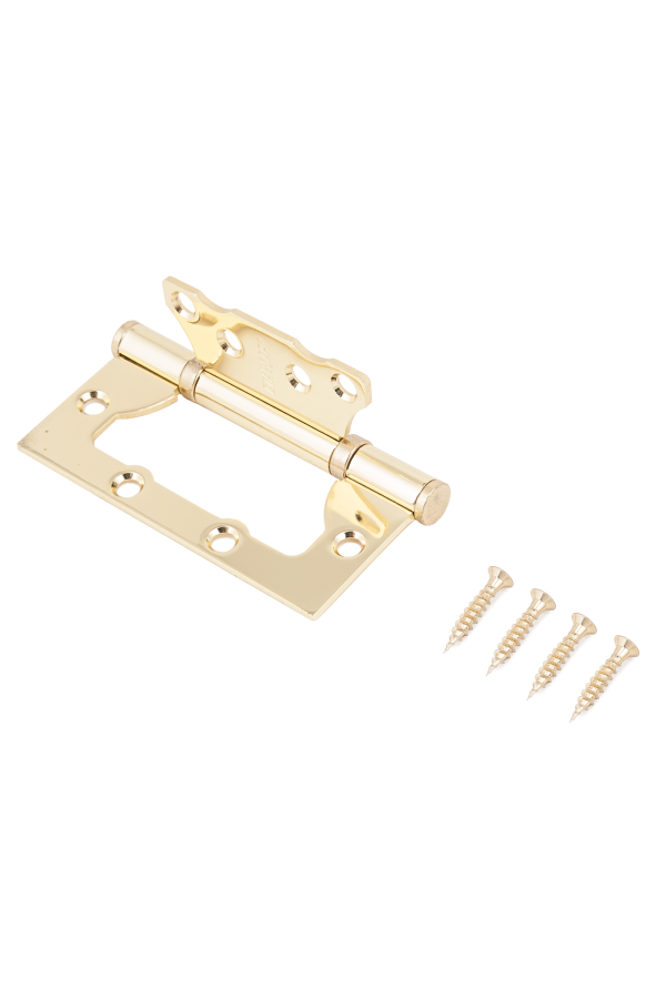 СТАНДАРТ 100х75х2,5мм 2BB BP латунь Петля накладная без врезки 1 шт (100,20)