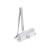 NOTEDO Доводчик дверной DC-090-НО с фиксатором SILVER до 130 кг сереб. (10) NOTEDO Доводчик дверной DC-090-НО с фиксатором SILVER до 130 кг сереб. (10)