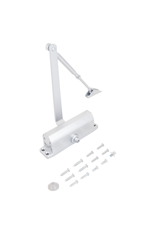 NOTEDO Доводчик дверной  DC-090 SILVER до 130 кг сереб. (10)