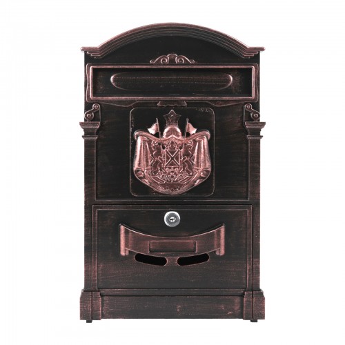 Ящик почтовый АЛЛЮР №4010В старая медь (5)