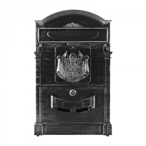 Ящик почтовый АЛЛЮР №4010В старое серебро (5)