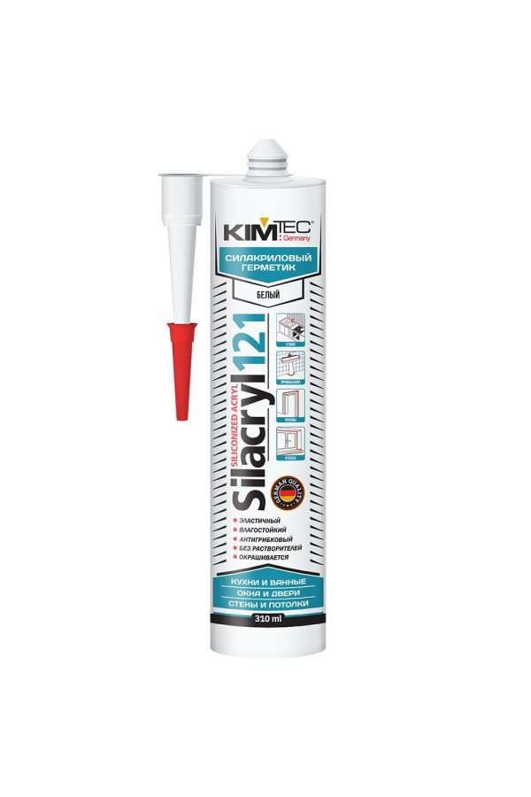 Силакрил 121 KIM TEC белый 280 мл (310 мл.) арт.02-04-72 (20)