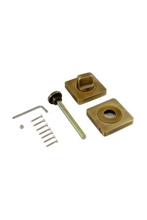 Сантехническая завертка к ручкам RENZ BK 02 BIG СF квадр. кофе (5)