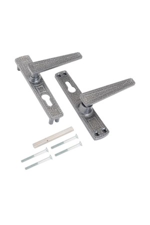 Зенит РФ1-55.01 серебро к замку ЗВ 4-3.01 Комплект ручек (20)