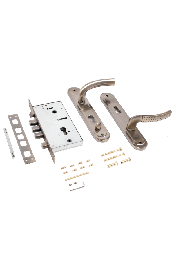 АЛЛЮР ЗВ4-0526 AB-L бронза без ц/м с/руч Замок врезной тяж  (12)