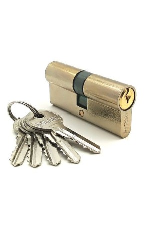 Soller F5 70мм  золото 5кл. латунь/металл Механизм цилиндровый(120,12)