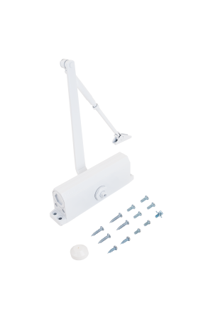 NOTEDO Доводчик дверной DC-150-Классика WHITE до 150кг белый  (10)