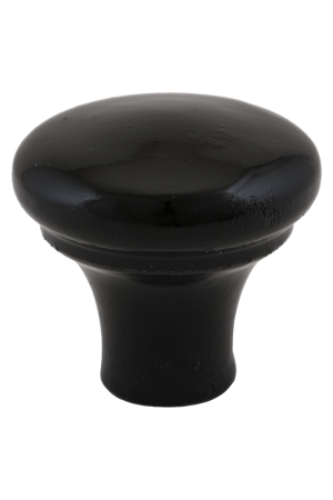 Алапаевск Грибок черная Ручка-кнопка меб.(10!!!)