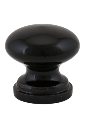 Алапаевск мини черная Ручка-кнопка меб. (10!!!)