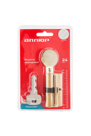 АЛЛЮР  A.G 60-6К BP латунь вертушка BLISTER Цилиндровый механизм (40,10)