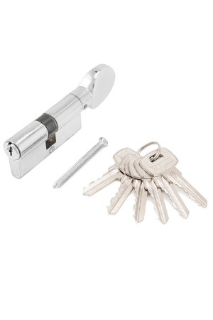 АЛЛЮР  A.G 70-6К CP хром вертушка BLISTER Цилиндровый механизм (40,10)