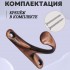 ХБ Крючок для одежды настенный однорожковый одинарный Цвет: AC - Медь 1шт