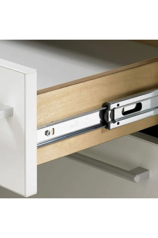 ХБ Направляющие шариковые мебельные от нажатия PUSH-OPEN 350мм H-45мм