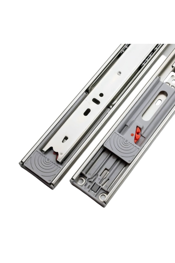 ХБ Направляющие шариковые мебельные от нажатия PUSH-OPEN 350мм H-45мм