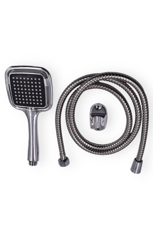 ХБ Лейка для душа со шлангом 1,5м и держателем, водосберегающая, держатель для лейки, душевой комплект