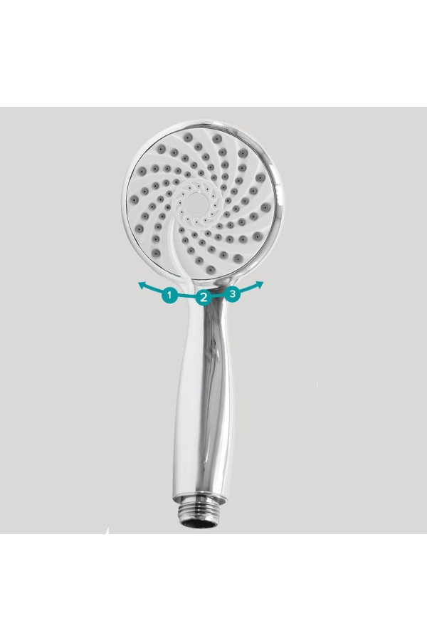 ХБ Лейка для душа массажная, 3 режима, душевая лейка для ванной LD7
