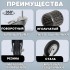 ХБ Колесо промышленное с тормозом поворотное винт М12 /100мм