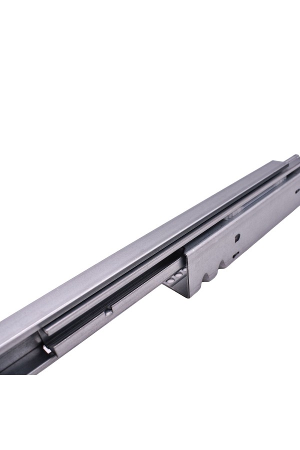 ХБ Направляющие мебельные 2D скрытого монтажа с доводчиком 600мм полного выдвижения