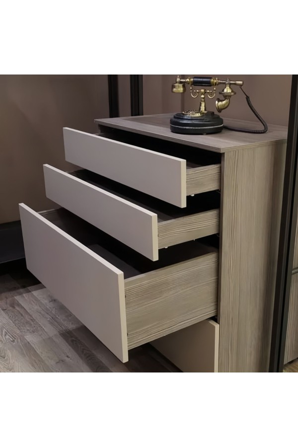 ХБ Направляющие мебельные 2D скрытого монтажа с доводчиком 600мм полного выдвижения