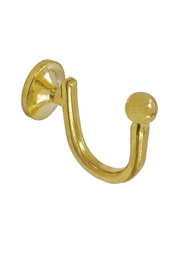 Крючки под подхваты, держатель для штор Шарик PB - Золото
