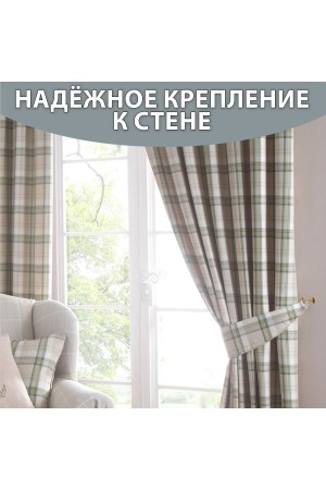 Крючки под подхваты, держатель для штор Змея CP - Хром