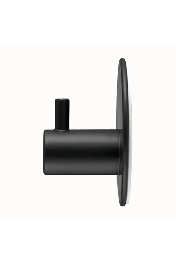 Крючки самоклеящиеся металлические для ванной и кухни, чёрные 3 шт