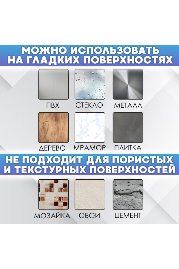 Крючки самоклеющиеся для ванной и кухни, чёрные 2 шт Крючок самоклеящийся металлический настенный