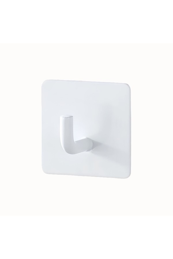 Крючки самоклеющиеся для ванной и кухни, белые 2 шт Крючок самоклеящийся металлический настенный